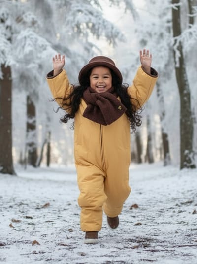 Ducksday Winterpak – Skipak voor baby’s – Sneeuwpak – Snowsuit – Waterdicht & PFAS-vrij – Gerecycled Polyester – Maat 62/68 – Dusk