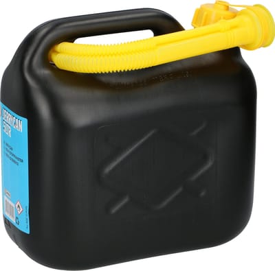 Dunlop Jerrycan - 5 liter - voor brandstof - diesel - benzine - zwart