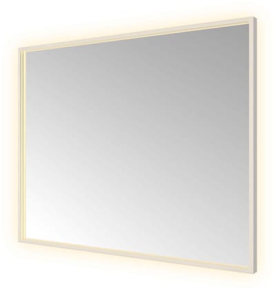 Hotbath &More SQU180 Square spiegel 100x80cm met verlichting, spiegelverwarming, kleurwissel, dimbaar en afstandsbediening RVS316