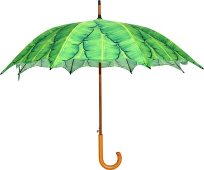 Esschert Design Paraplu Bladeren 104 X 88 Cm Polyester Groen