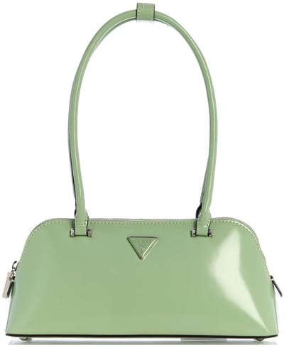 GUESS schoudertas Arnela Shoulder Satchel Bag Sage Lichtgroen