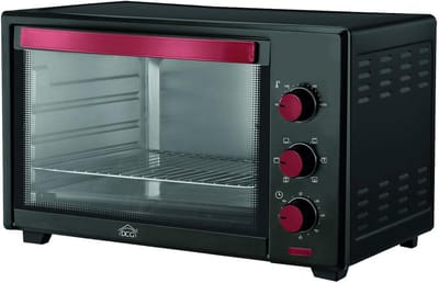 Vrijstaande Elektrische Oven 48L - Draaiknopbediening - Zilverkleurig