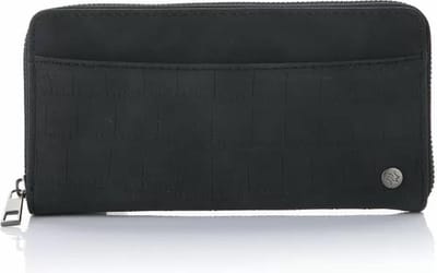 Klassieke portemonnee croco zwart 685