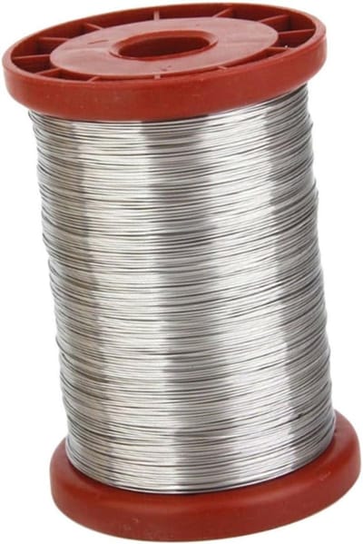 Bijenhouderij Draad - Bijenhoudersbenodigdheden - Bijenkorf Frame - Roestvrij Staal - 500g Rol - Zilver