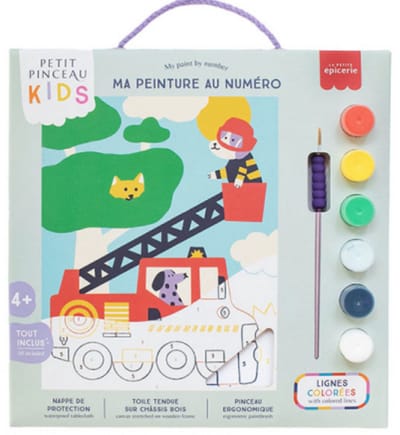 La Petite Epicerie Painting by Number Kit for kids "WOOF" 305g H33xW25.5xL3.5cm genummerde schilderijenset | Creatieve | Hobbyset | kinderen en volwassenen