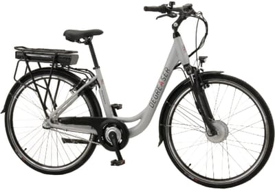 Degreaser Plus dames ebike 45 cm 10.4 Ah Nexus 3 zilver