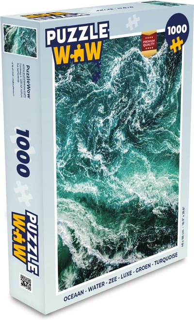 Puzzel Oceaan - Water - Zee - Luxe - Groen - Turquoise - Legpuzzel - Puzzel 1000 stukjes volwassenen