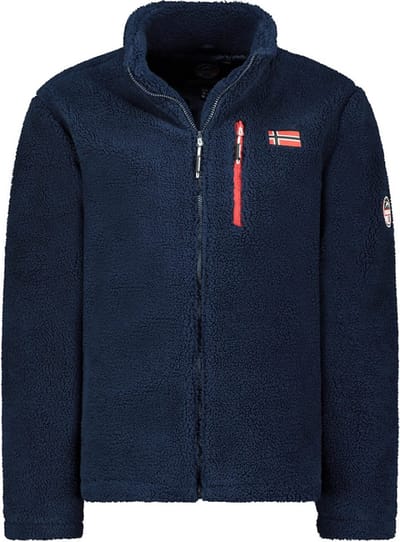 Geographical Norway Teddy Vest Gevoerd Heren Blauw Umberto - M
