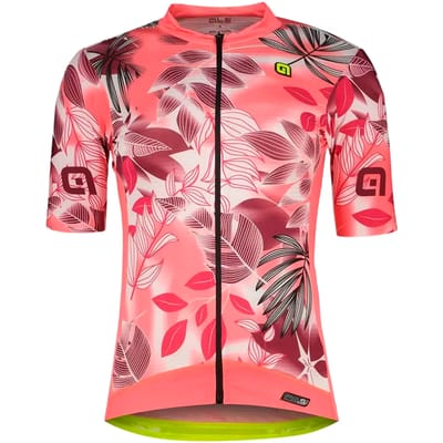 Ale Dames Fietsshirt Korte Mouwen PRS Garden - Wit - L - Valt klein