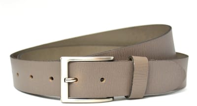 Leren Riem grijs - Jeans riem - Leer - Echt leren riem - Dames/Heren riemen - Casual - Pantalon riem Maat 115 - Totale lengte riem 130 cm