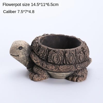 Cartoon Schattige Schildpad Dier Vlezige Bloempot Binnenplaats Tuin Balkon Woonkamer Slaapkamer Decoratie Kleine Potplanten