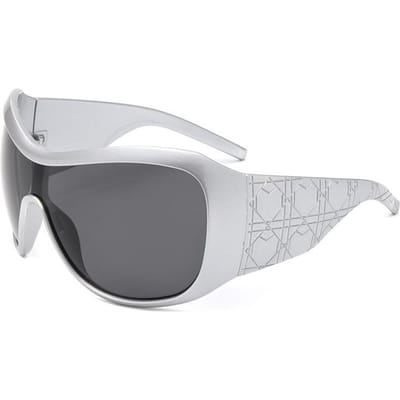 Dernières Lunettes de Soleil Surdimensionnées Y2K Lunettes pour Dames Hommes Classiques Rectangulaires Bouclier Dégradé Monobloc Lunettes de Vue Féminines Élégantes Lunettes de Conduite 1PC