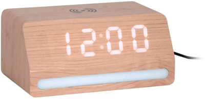 Karlsson Wekker Retro - Lichtbruin - 10x16.5x7.5cm - Modern - Wekker voor slaapkamer - Wekkers