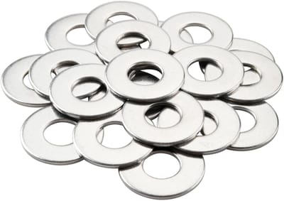 Dailygoods- Sluitringen M10x25x1.5mm - 20 Stuks - Roestvrij Staal - Corrosiebestendig - Duurzaam - Geschikt voor Schroeven/Moeren - Platteringen