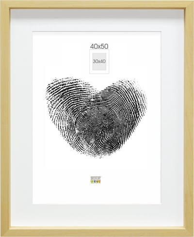 Deknudt Frames fotolijst - naturel - passe-partout - 30x40 / 40x50 cm