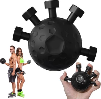 Grip Strengthen - Hand Trainer - Finger Trainer - Forearm Trainer - Adjustable Handgrip Trainer - Voor Spiertraining - Vinger Grip Oefening (Zwart)
