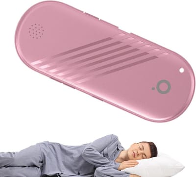 Onder Kussen Luidspreker - Slaapkoptelefoon Slaapaudio - Rustig Slapen - Botgeleidingstechnologie - 13.2 x 5.2 x 1 cm - roze
