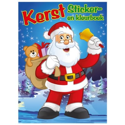 Verhaak Kerst Sticker- En Kleurboek A4