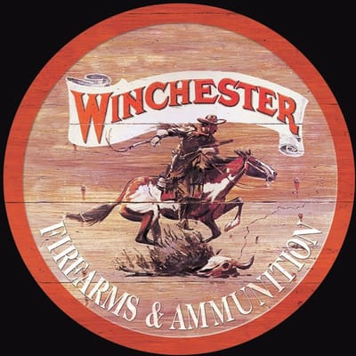 Winchester Express Metalen wandbord - Rond 30 cm