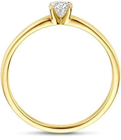14K Geelgouden Ring Lab Grown Diamant 0.25ct G VS – 4034828
