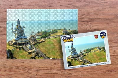Puzzel Murudeshwara is een stad in het district Bhatkal Taluk van het - Legpuzzel - Puzzel 1000 stukjes volwassenen