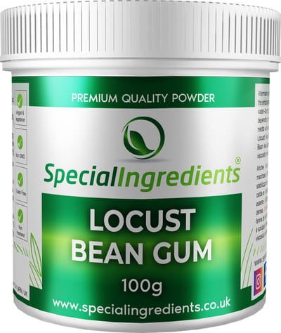 Johannesbroodpitmeel - 100 g - Locust Bean Gum - Krachtig Natuurlijk Bindmiddel - Moderne Gastronomie - Moleculair Koken - Hersluitbare Pot - Recycled Plastic