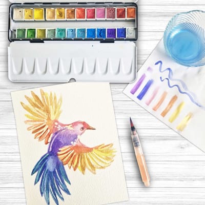 Zieler Watercolour Set Metallic 24X 1/2 Nap