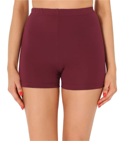 Merry Style MS-MS10-358-LE Dames Leggings - Sport - Vrijetijdsbroek - Kort - Katoen - Sporbroek - Yogabroek - Wijn - XL