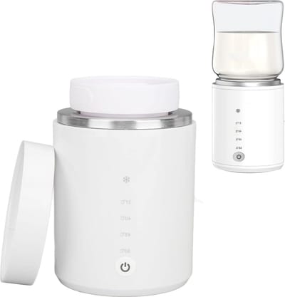 Allecto - Flessenwarmer - Draagbare flessenwarmer - Lekvrij - 8800 mAh - Ideaal voor op reis - Ontdooien - 4 vooraf ingestelde temperaturen
