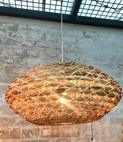 Hanglamp van natuurlijk materiaal  - Pomme Chatelaine
