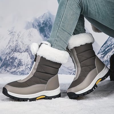 Livano Sneeuwboots - Sneeuwschoenen Wintersport - Dames Snowboots - Ski Gadgets - Maat 36 - Grijs