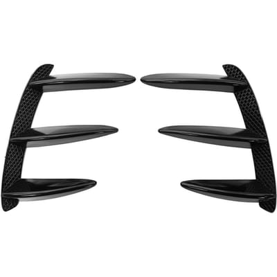 1 paar Auto Achter Lip Bumper Canards Vents Vervanging voor Mercedes Benz W176 A200 A250 A45 AMG Glossy Black black