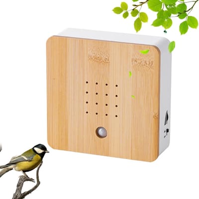 Solacis Vogelgeluiden huisje met sensor - Vogelhuisje met geluid - Vogelgeluiden huisje voor op toilet - Geluid voor op WC - Vogelgeluiden huisje - Must have voor op uw toilet!