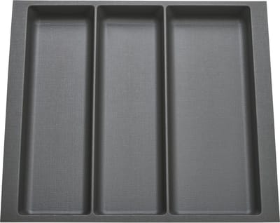 ORGA-BOX-9 529 x 473, Canvas-structuur, antraciet (60er Mehrzweckeinsatz)