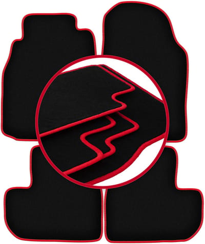 CARLUX-RED automatten voor: Infiniti G35 CP sedan, coupé (2002-2006)