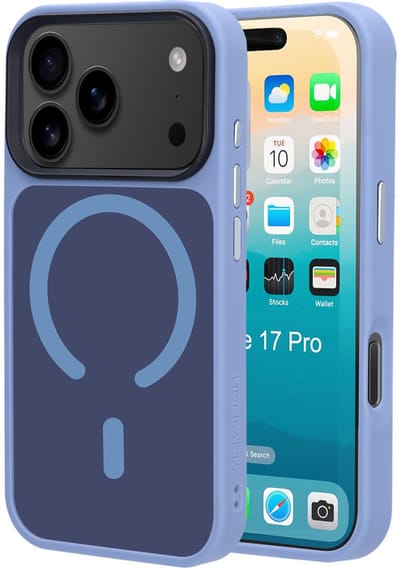 Mobiparts hoesje geschikt voor Apple iPhone 17 Pro - Hardcover - MagSafe - Blauw
