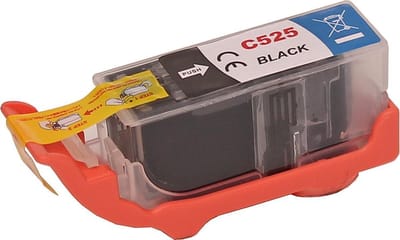 ABC huismerk inkt cartridge geschikt voor Canon 525 PGBK PGI-525BK Foto zwart voor IP-4850 IP-4950 IX6550 5140 5150 5240 5250 5300 5340 5350 6150 6200 6250 8150 8200 8240 8250 MX710 MX715 MX885 M