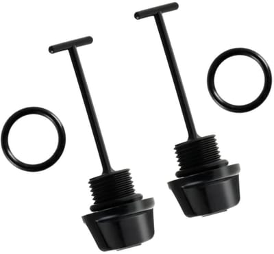 Dailygoods- Afvoerdop ABS Zwart - O-ring - Compatibel met Kawasaki - Onderdeelnummer 92066-3783-6Z - Schaalmodel 1200 STX-R - Ultra 150 - 800 SX-R - Afvoerplug