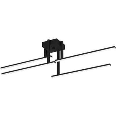 EGLO Ipolitto Plafondlamp - LED - Ø 99.5 cm - Zwart