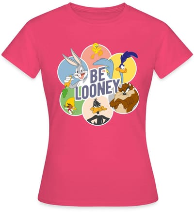 Looney Tunes Kaarakters Be Looney T-Shirt Dames