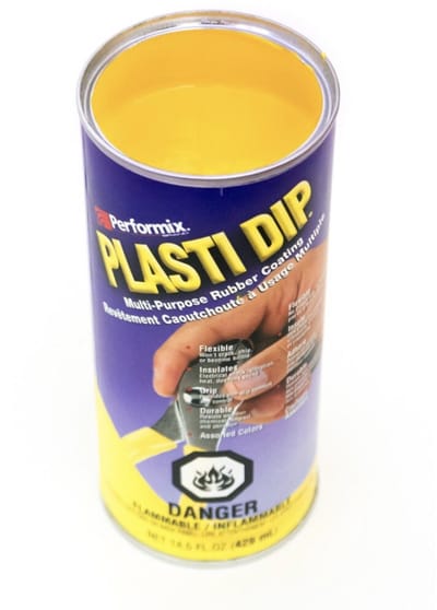 Plasti Dip Geel 429 ml Blik – Vloeibaar Rubber – Afneembare Rubbercoating – Voor Dippen, Kwasten en Spuiten – Performix