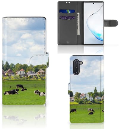 Samsung Galaxy Note 10 Telefoonhoesje met Pasjes Koeien