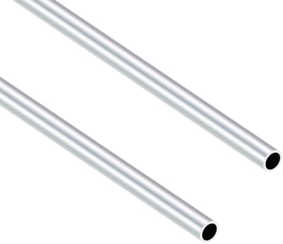 Dailygoods- Aluminium Buizen 10mm OD - 8mm ID - 400mm Lengte - Naadloze Aluminium Buizen - Lichtgewicht - Corrosiebestendig - Hoge Sterkte - Aluminium Buis