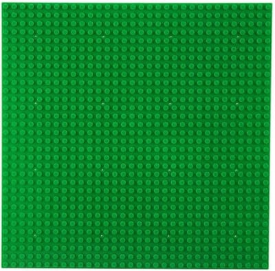 brickparts.nl - grondplaten 32x32 noppen, 25.5cm x 25.5cm | Groen | is compatibel met het bekende merk.