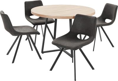 Anja&Leon-Eetset - 110 cm - Antraciet