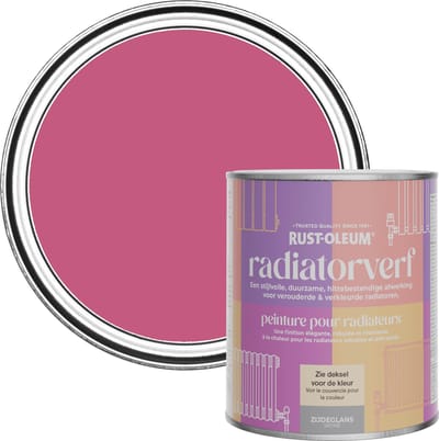 Rust-Oleum Roze Radiatorverf Zijdeglans - Framboos 750ml