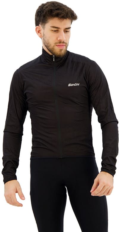 Santini Nebula Jas Zwart S Man