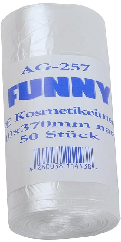 Cosmetische Zakken - Afvalzakken - Hygiënisch Werken - Transparant Materiaal - 10 Liter - Doorzichtig
