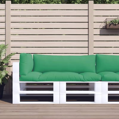 vidaXL - Palletkussens - 3 - st - stof - groen