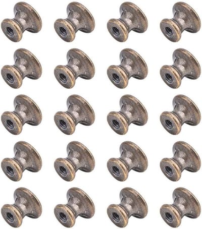 Mini Ladeknoppen - 20 Stuks Kleine Paddenstoelen Handgrepen voor Laden, Kasten en Sieraden Dozen met Schroeven